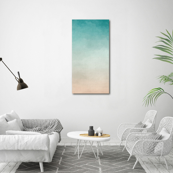 Quadro stampa su vetro acrilico verticale Fumo