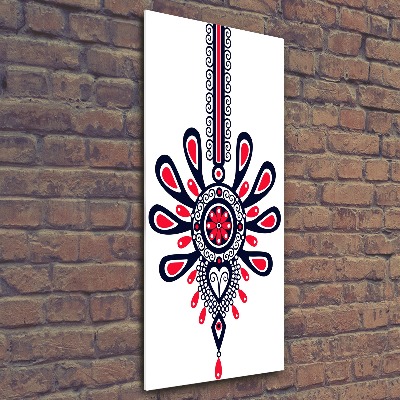 Quadro vetro acrilico verticale Modello popolare polacco