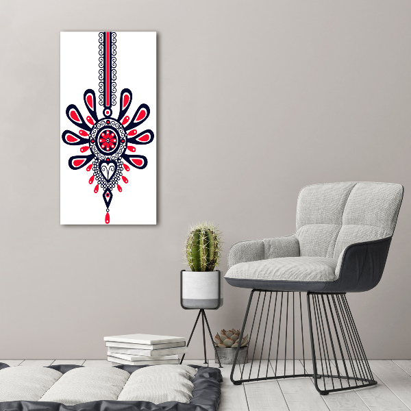 Quadro vetro acrilico verticale Modello popolare polacco