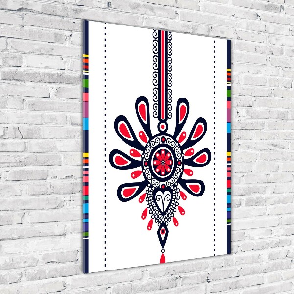 Quadro vetro acrilico verticale Modello popolare polacco