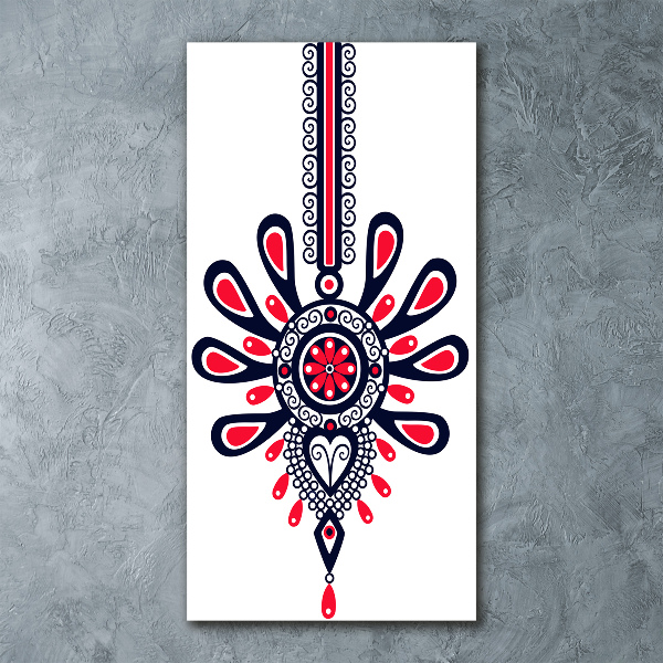 Quadro vetro acrilico verticale Modello popolare polacco