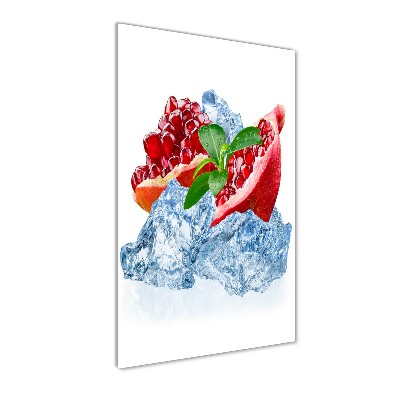 Quadro in vetro acrilico verticale Granata