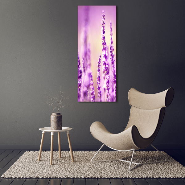 Quadro acrilico verticale Lavanda