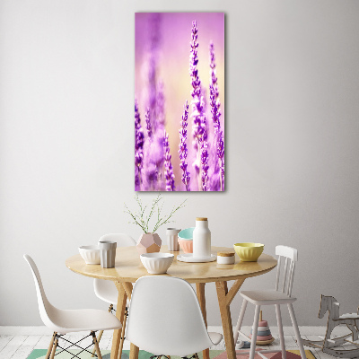Quadro acrilico verticale Lavanda