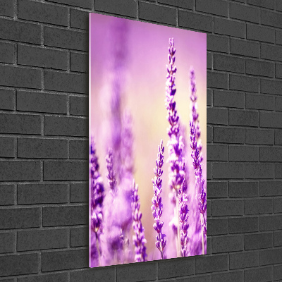 Quadro acrilico verticale Lavanda