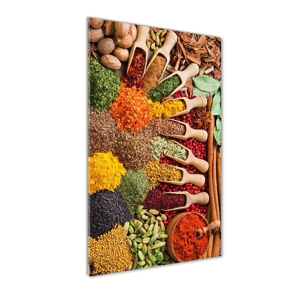 Quadro acrilico verticale Spezie