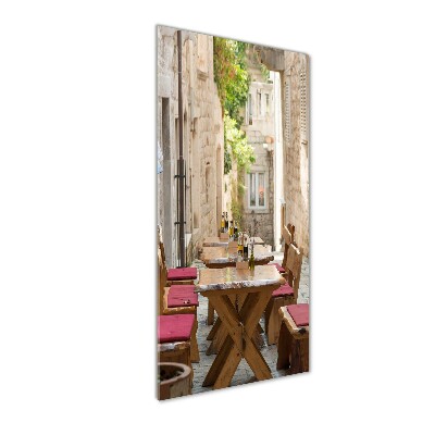 Quadro in vetro acrilico verticale Korčula, Croazia