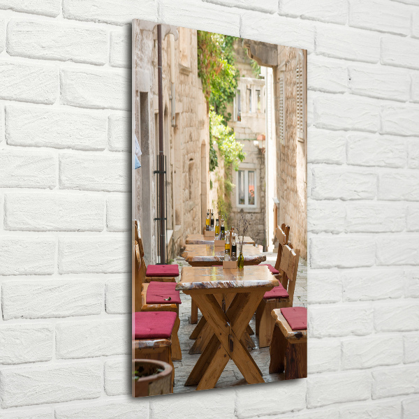 Quadro in vetro acrilico verticale Korčula, Croazia