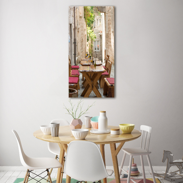 Quadro in vetro acrilico verticale Korčula, Croazia