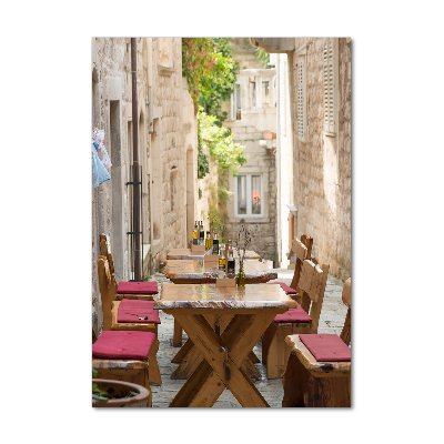 Quadro in vetro acrilico verticale Korčula, Croazia