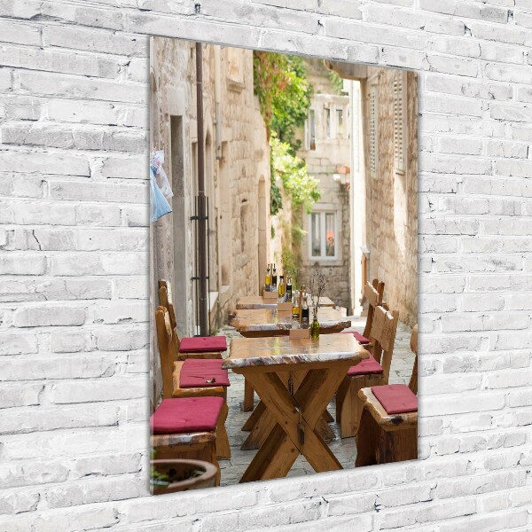 Quadro in vetro acrilico verticale Korčula, Croazia