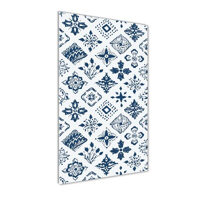 Quadro in vetro acrilico verticale Motivo floreale