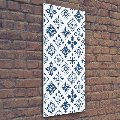 Quadro in vetro acrilico verticale Motivo floreale