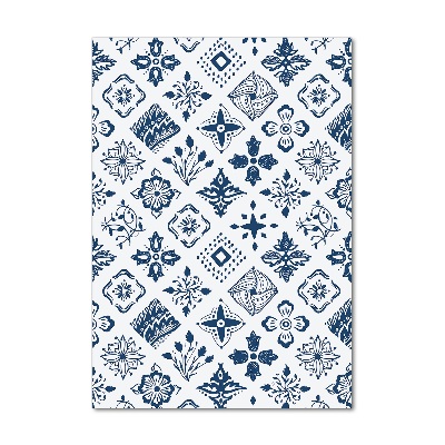 Quadro in vetro acrilico verticale Motivo floreale