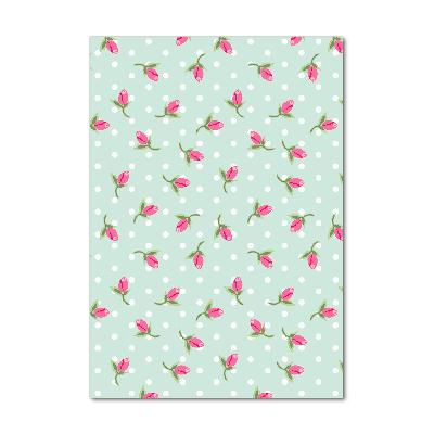 Quadro vetro acrilico verticale Rose