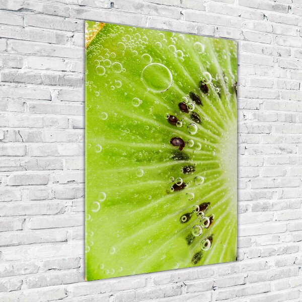 Quadro acrilico verticale Kiwi