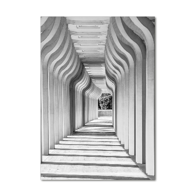 Quadro in vetro acrilico verticale Corridoio