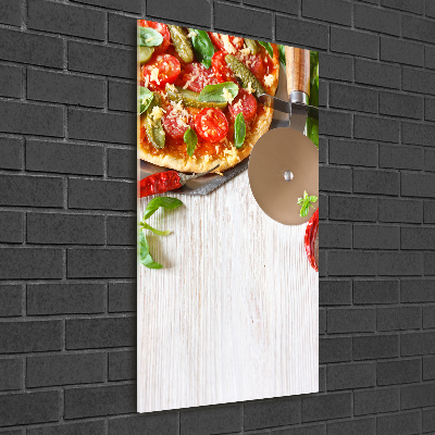 Quadro acrilico verticale Pizza