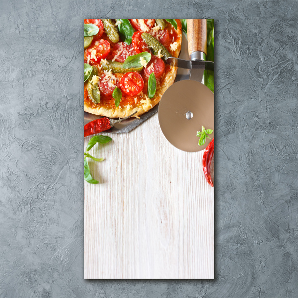 Quadro acrilico verticale Pizza