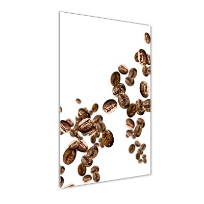 Quadro vetro acrilico verticale Chicchi di caffè