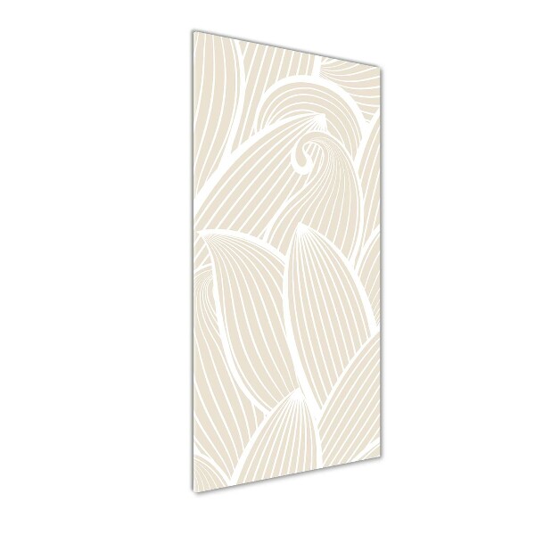 Quadro in vetro acrilico verticale Petali di rosa