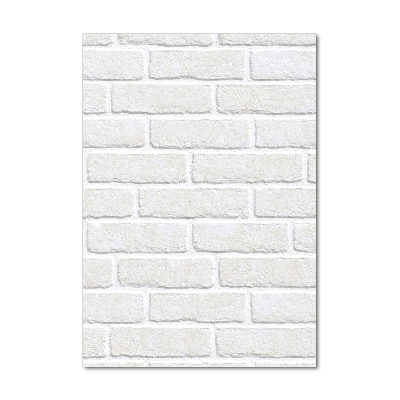 Quadro in vetro acrilico verticale Muro di mattoni