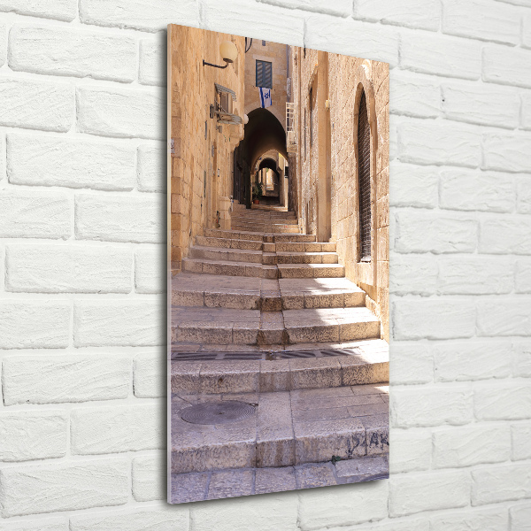 Quadro stampa su vetro acrilico verticale Gerusalemme, Israele