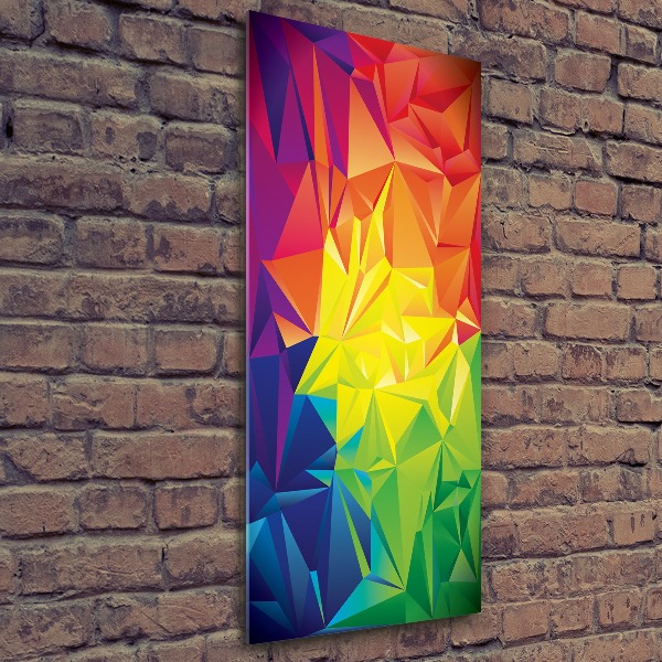 Quadro in vetro acrilico verticale Sfondo astratto