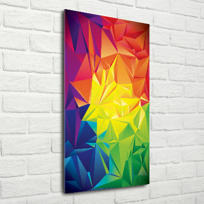 Quadro in vetro acrilico verticale Sfondo astratto