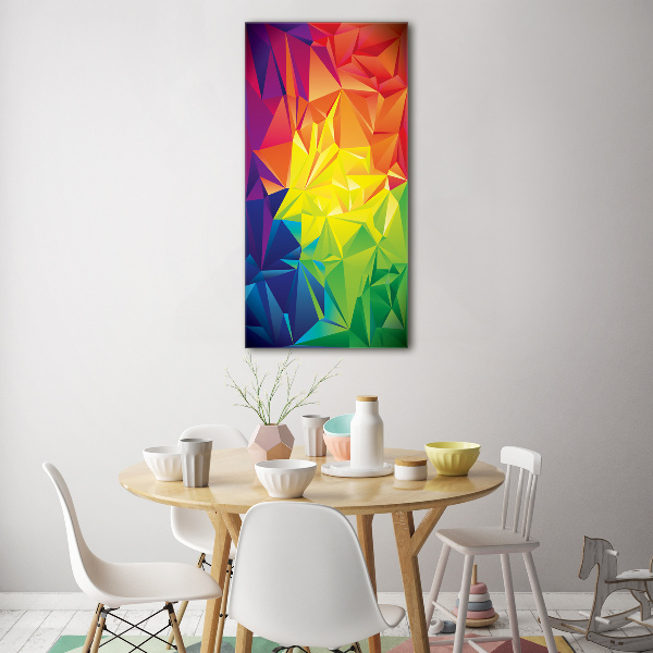 Quadro in vetro acrilico verticale Sfondo astratto