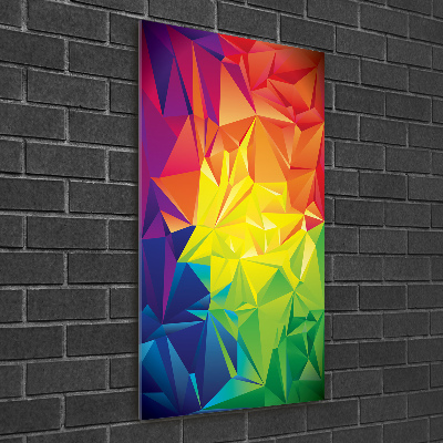 Quadro in vetro acrilico verticale Sfondo astratto