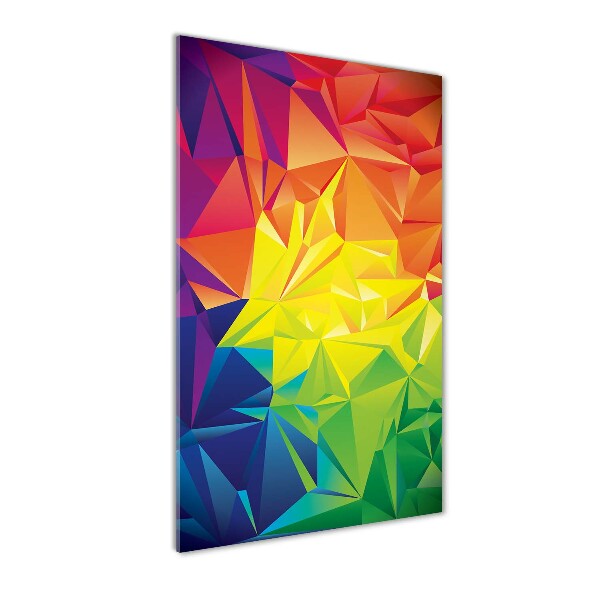 Quadro in vetro acrilico verticale Sfondo astratto