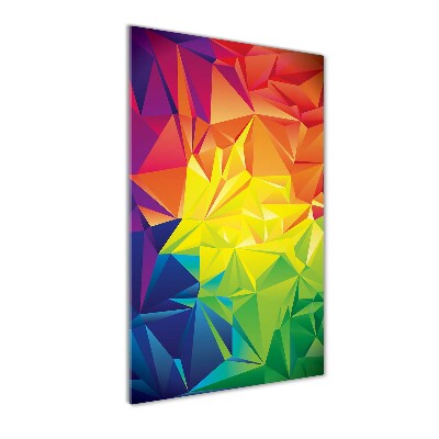 Quadro in vetro acrilico verticale Sfondo astratto