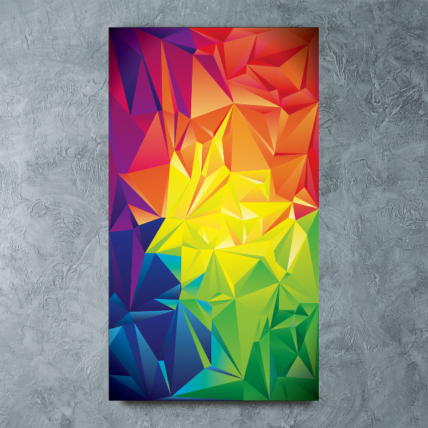 Quadro in vetro acrilico verticale Sfondo astratto