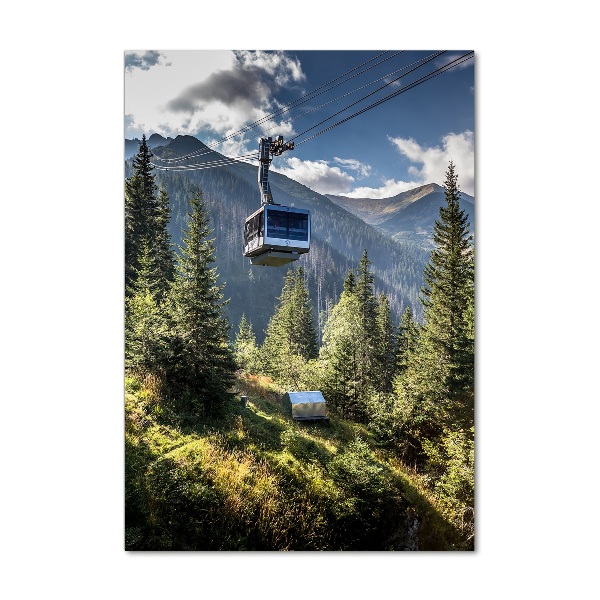 Quadro acrilico verticale Montagne russe