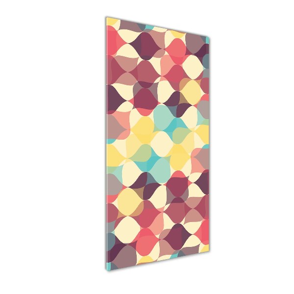 Quadro acrilico verticale Sfondo geometrico
