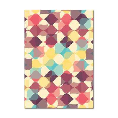 Quadro acrilico verticale Sfondo geometrico