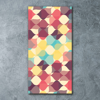 Quadro acrilico verticale Sfondo geometrico