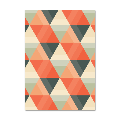 Quadro stampa su vetro acrilico verticale Sfondo geometrico