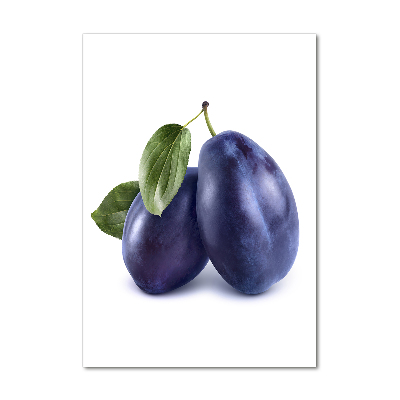 Quadro vetro acrilico verticale Prugne