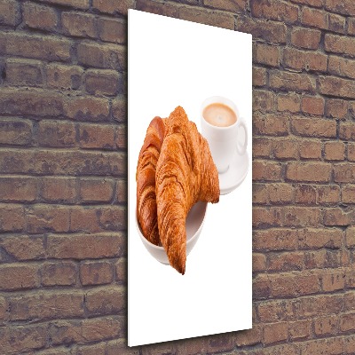 Quadro vetro acrilico verticale Colazione