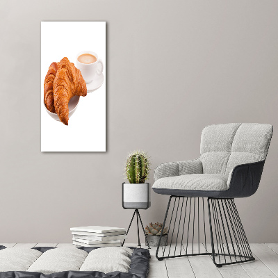 Quadro vetro acrilico verticale Colazione