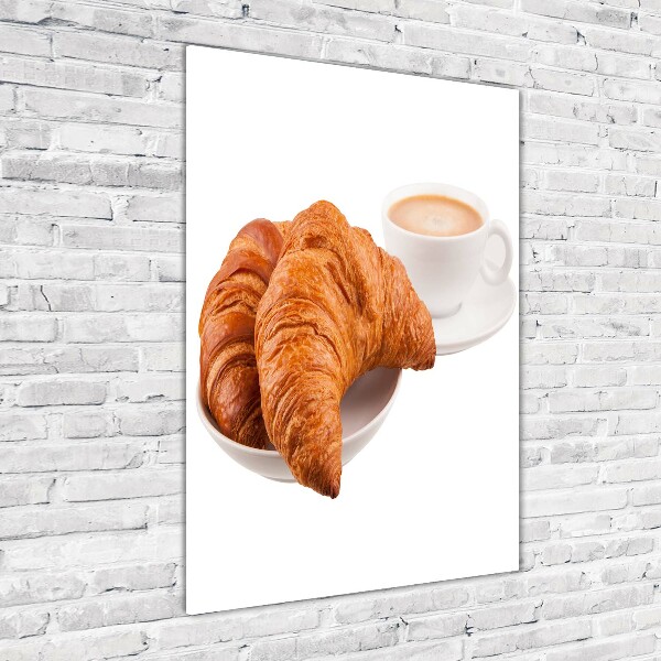 Quadro vetro acrilico verticale Colazione