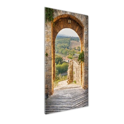 Quadro stampa su vetro acrilico verticale Toscana, Italia
