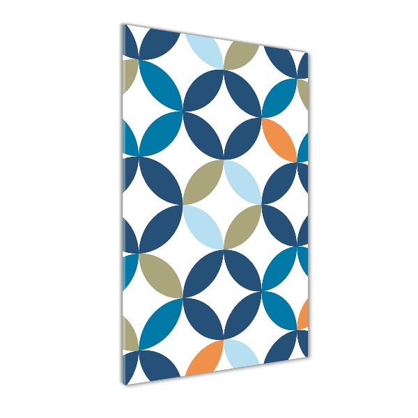 Quadro vetro acrilico verticale Sfondo geometrico