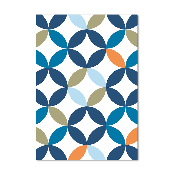 Quadro vetro acrilico verticale Sfondo geometrico