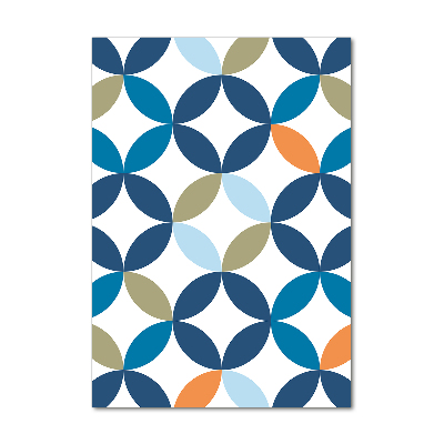 Quadro vetro acrilico verticale Sfondo geometrico