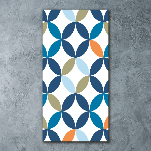 Quadro vetro acrilico verticale Sfondo geometrico