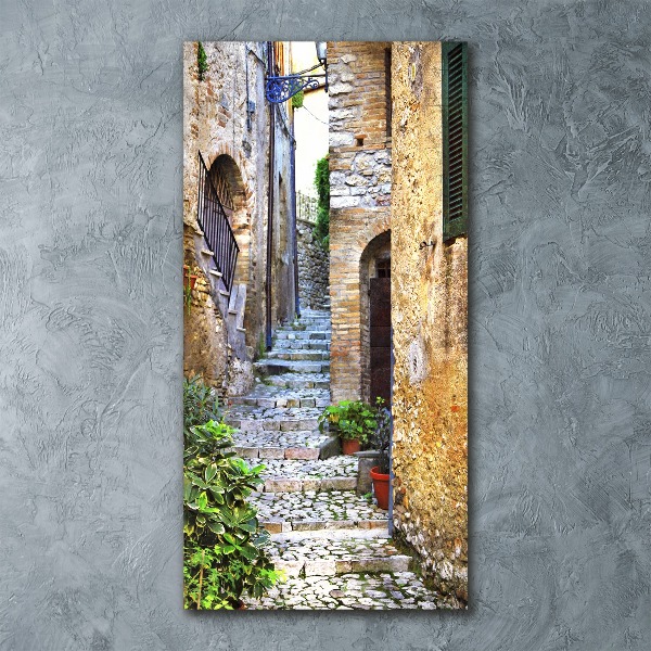 Quadro in vetro acrilico verticale Strade italiane