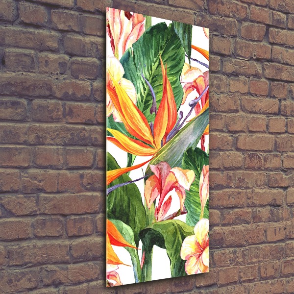 Quadro acrilico verticale Modello hawaiano
